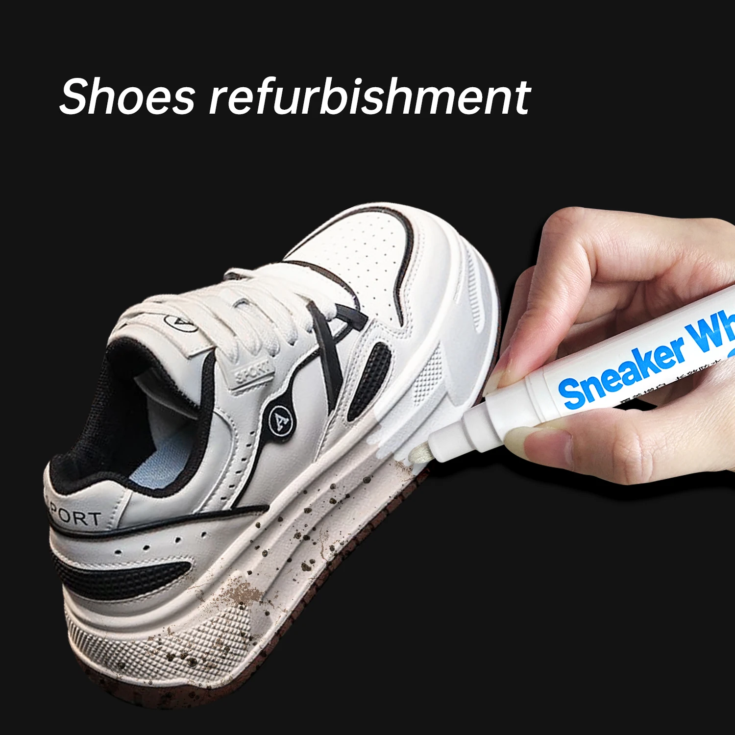 Sneaker Care Cleaning Kit - Удаление пятен на обуви, водонепроницаемые кроссовки,