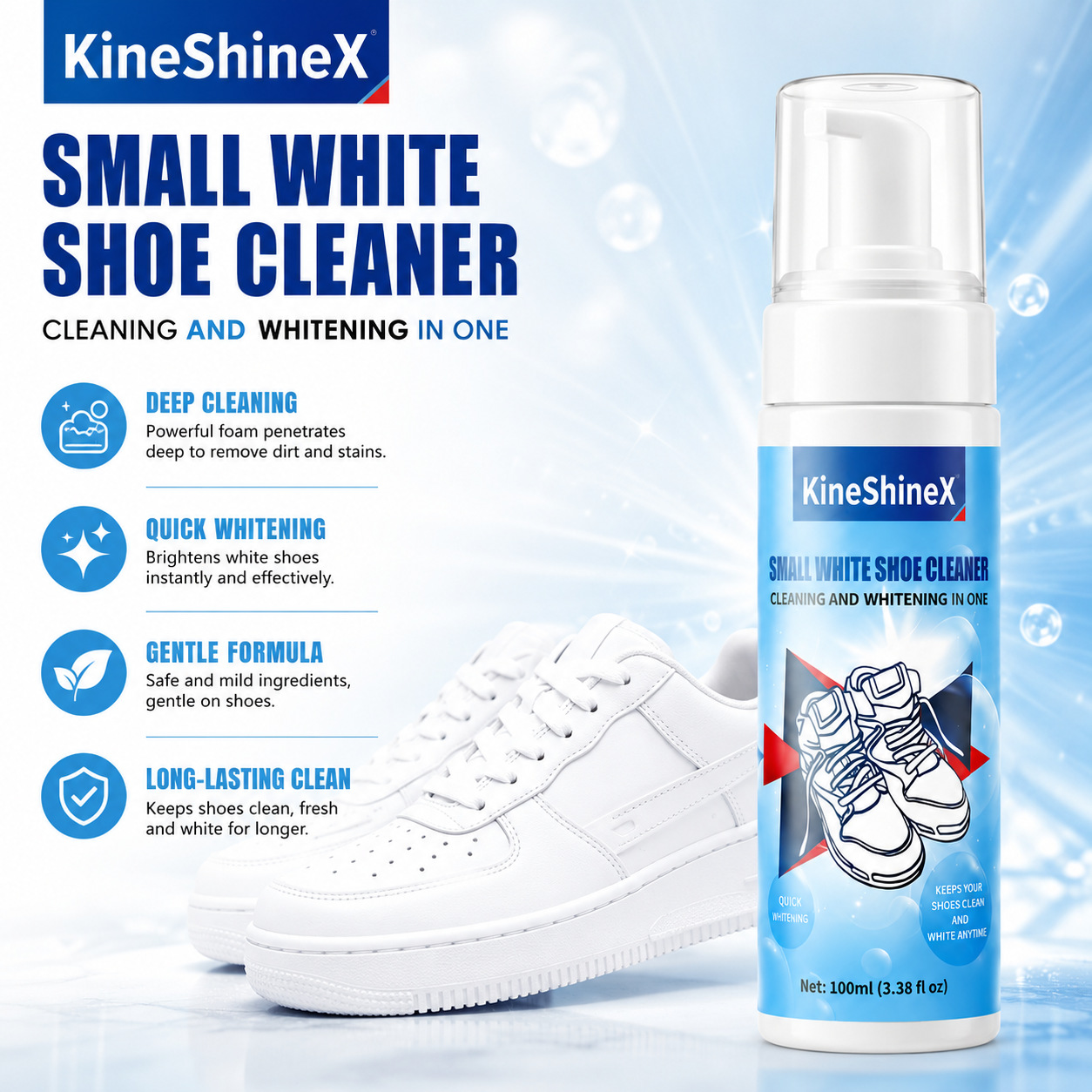 Набор для чистки обуви Gihen:  – обзор и цена Sneaker Care Cleaning Kit